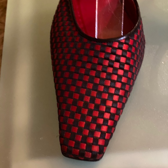 Claudio Fracassa Red & Black Heel - Picture 4 of 7